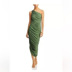 Norma Kamali Diana Gown in Celadon, Size Small